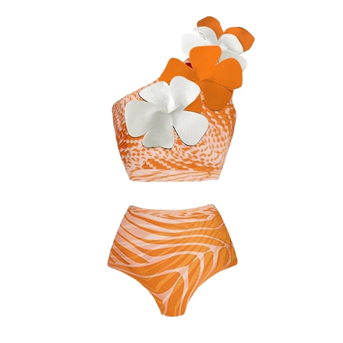 Y306 orange swimsuit