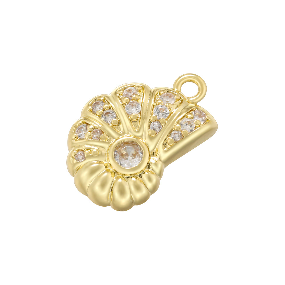 3:Vd1683 golden white diamond conch