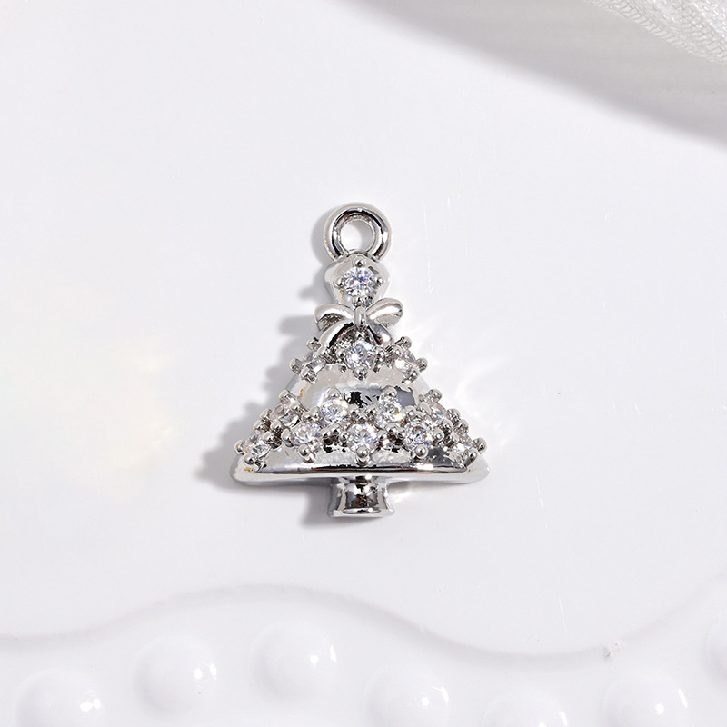 8:Vd1667 white gold white diamond christmas tree