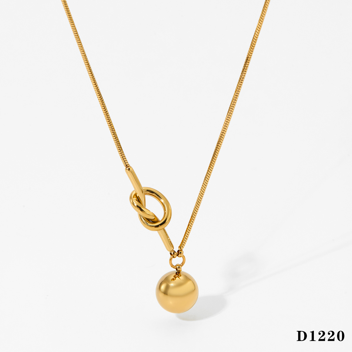 1:Gold necklace d1220