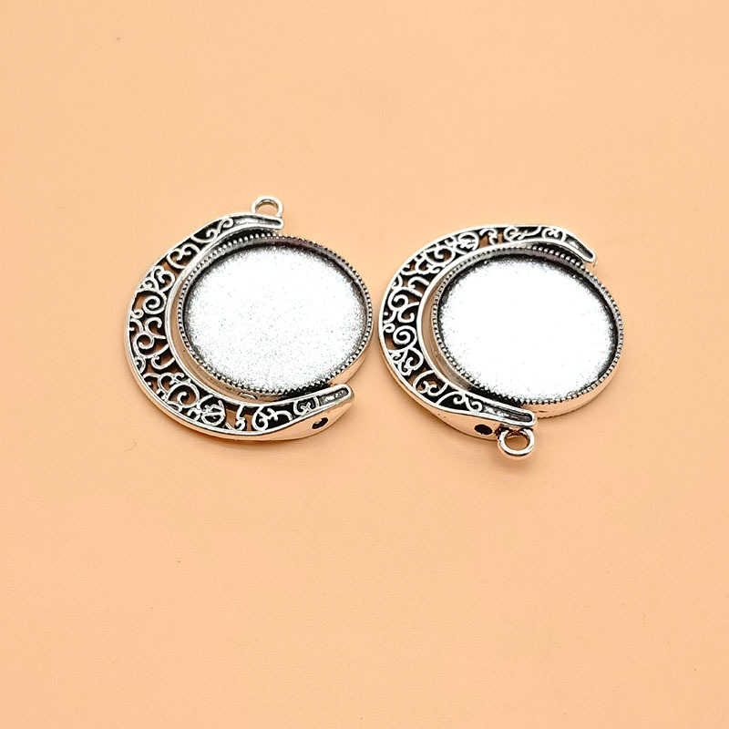 2 antique silver color