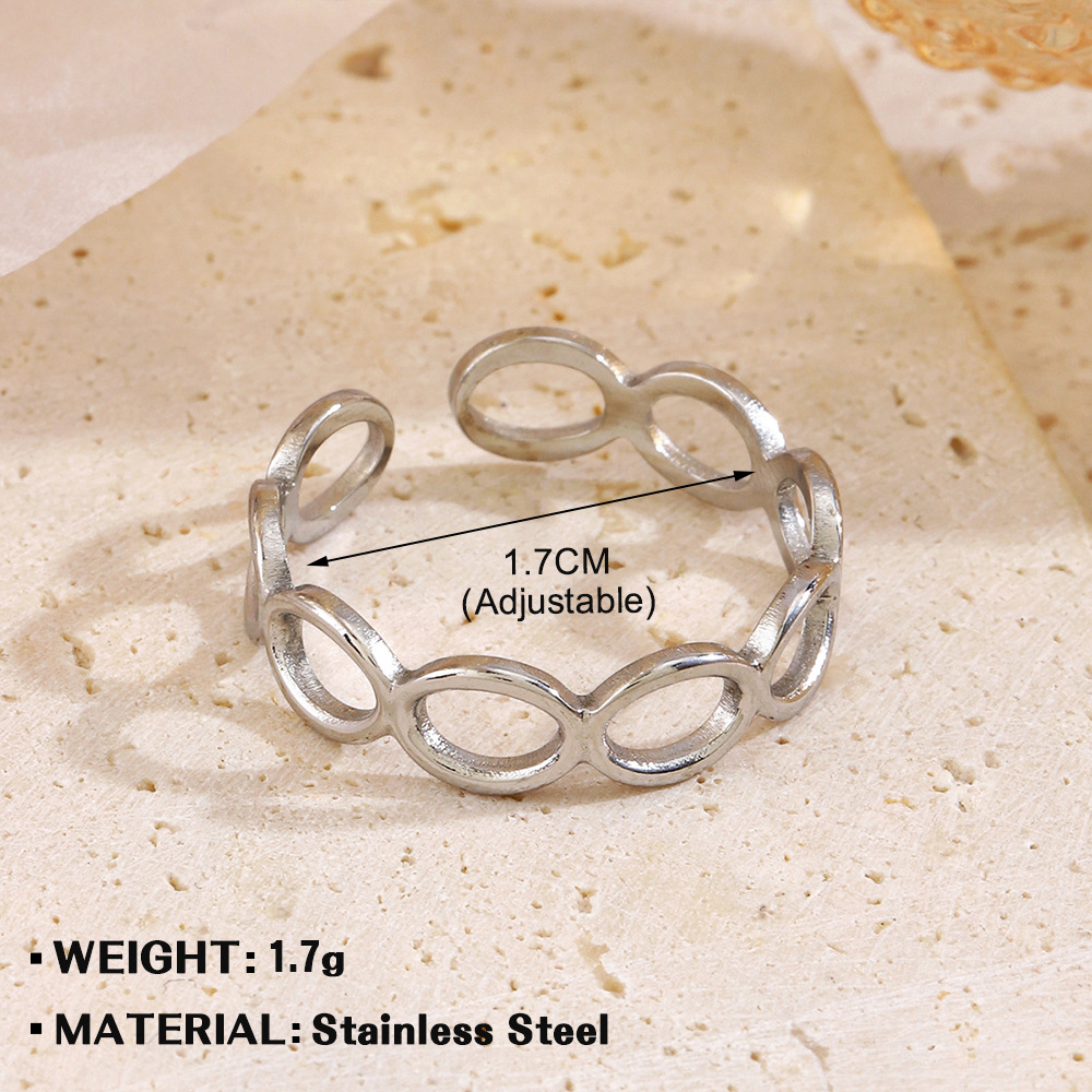 2:Steel oval ring