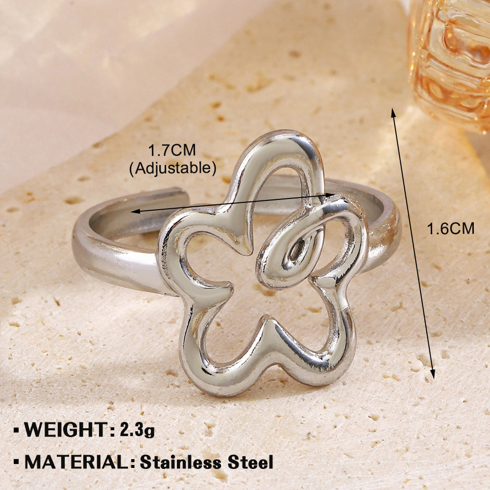 2:Steel flower ring