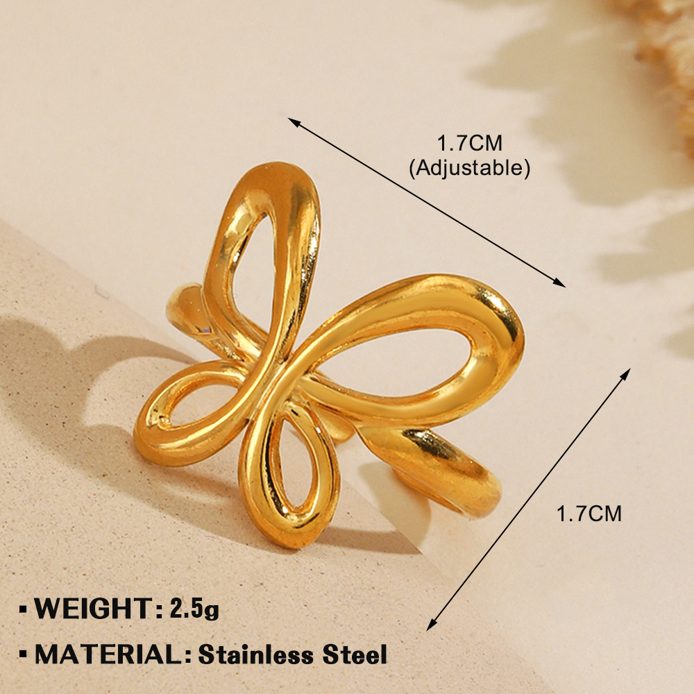 1:Golden Butterfly Ring