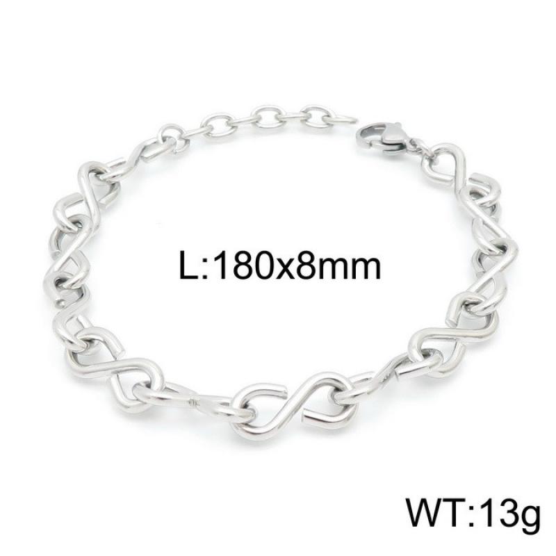 1:Steel color bracelet=kb149357-kfc