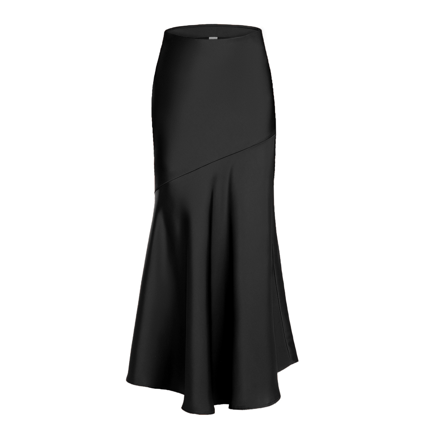 Black [satin skirt]]