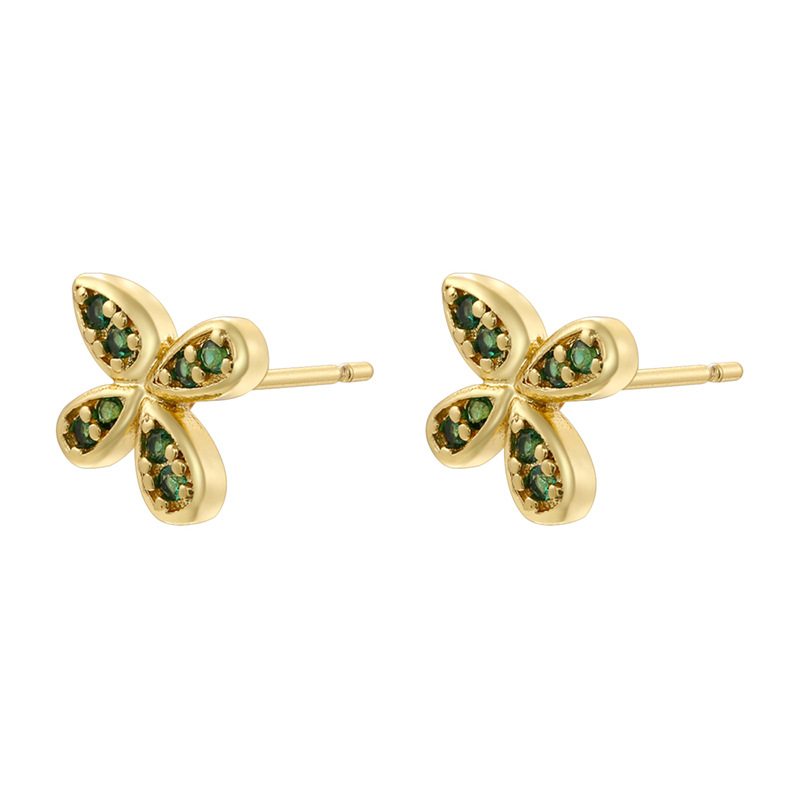 4:1 pair of golden green diamonds