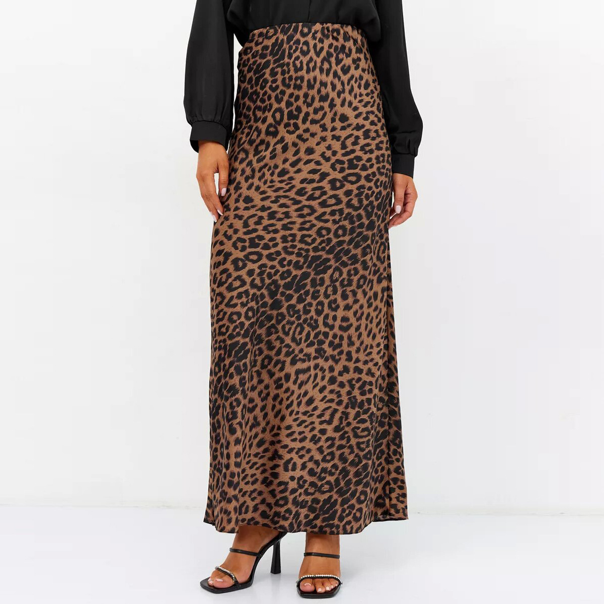 brown leopard print