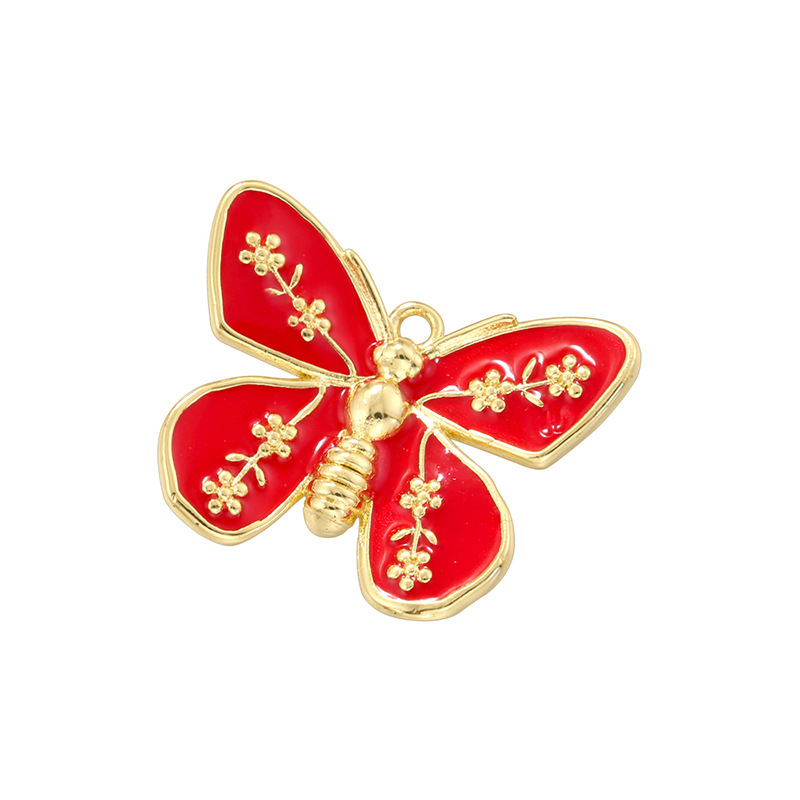 3:Red butterfly pendant