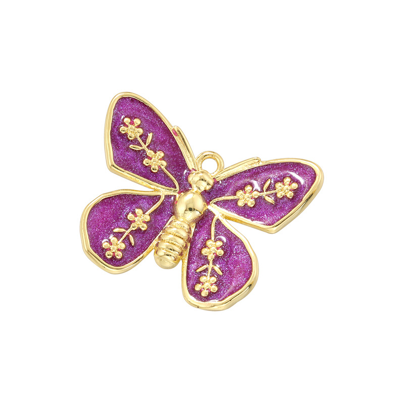 5:Purple butterfly pendant