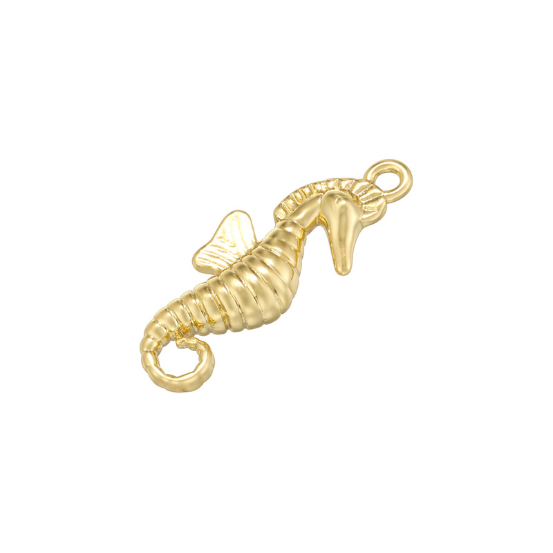 5:Vd1609 golden seahorse pendant