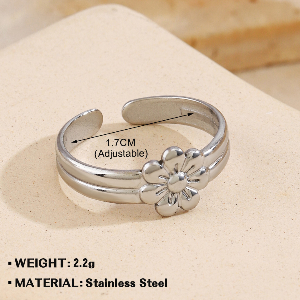 2:Steel flower ring