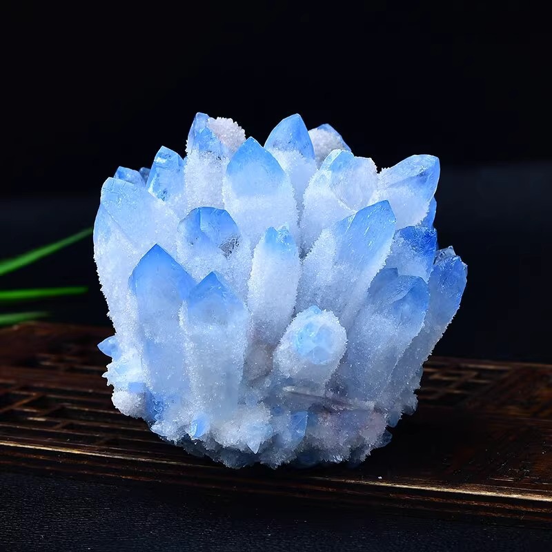 11:Blue crystal cluster 240-300g