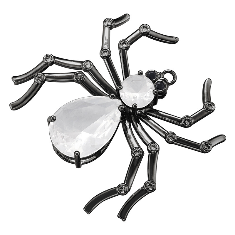 6:Vd1627 gun black spider pendant