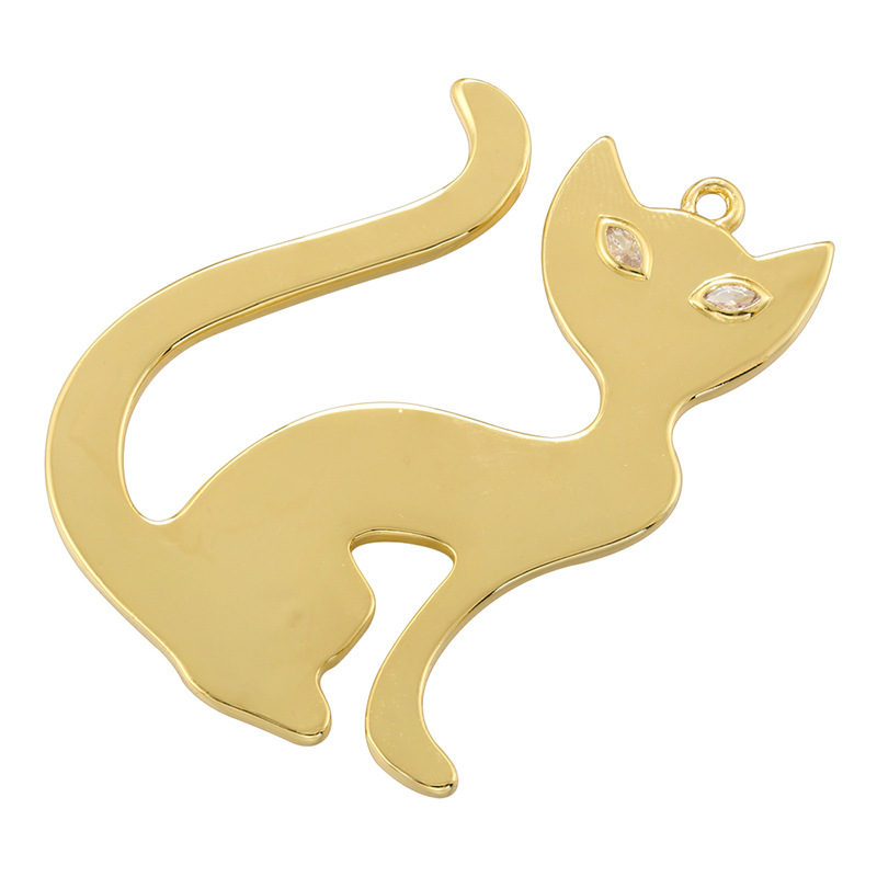 13:Vd1630 golden cat pendant