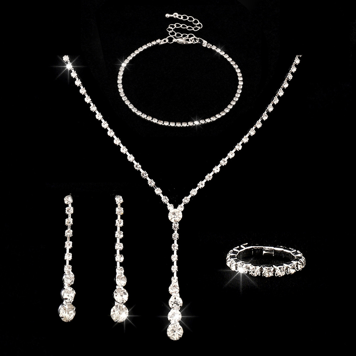 4:Silver four-piece set