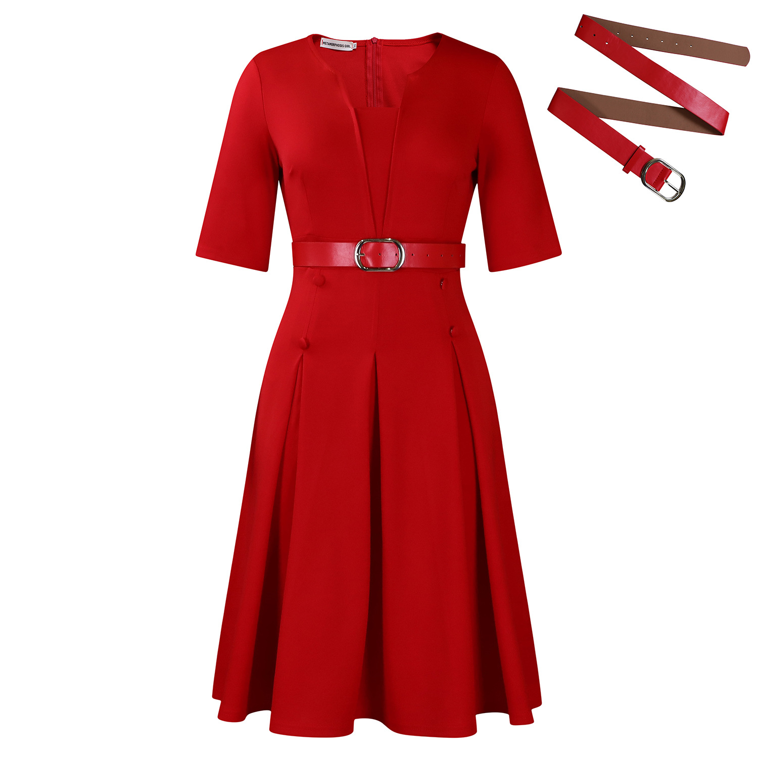 Red + belt