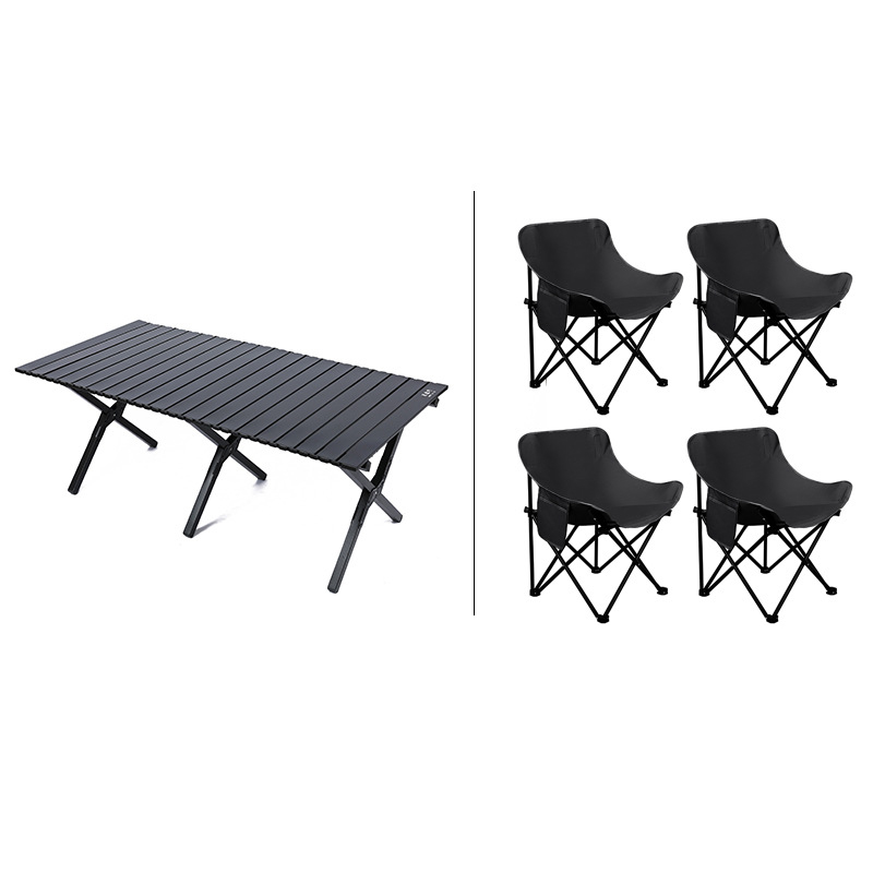 9 Black  Table 1   Black Moon Chair 4