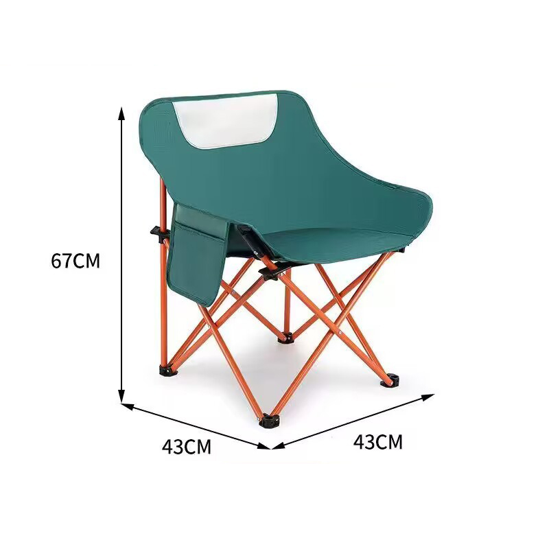 3  chair forest green   Orange