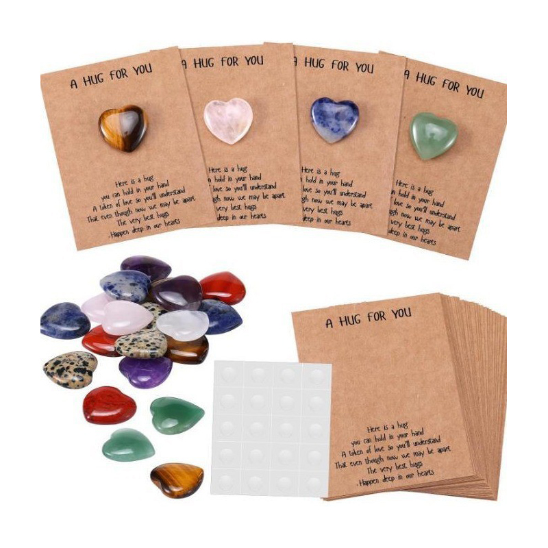 24pcs crystal stone card set 1