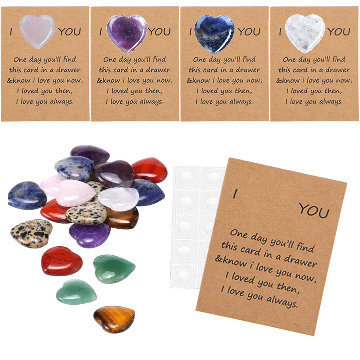 6:40pcs crystal stone card set 3