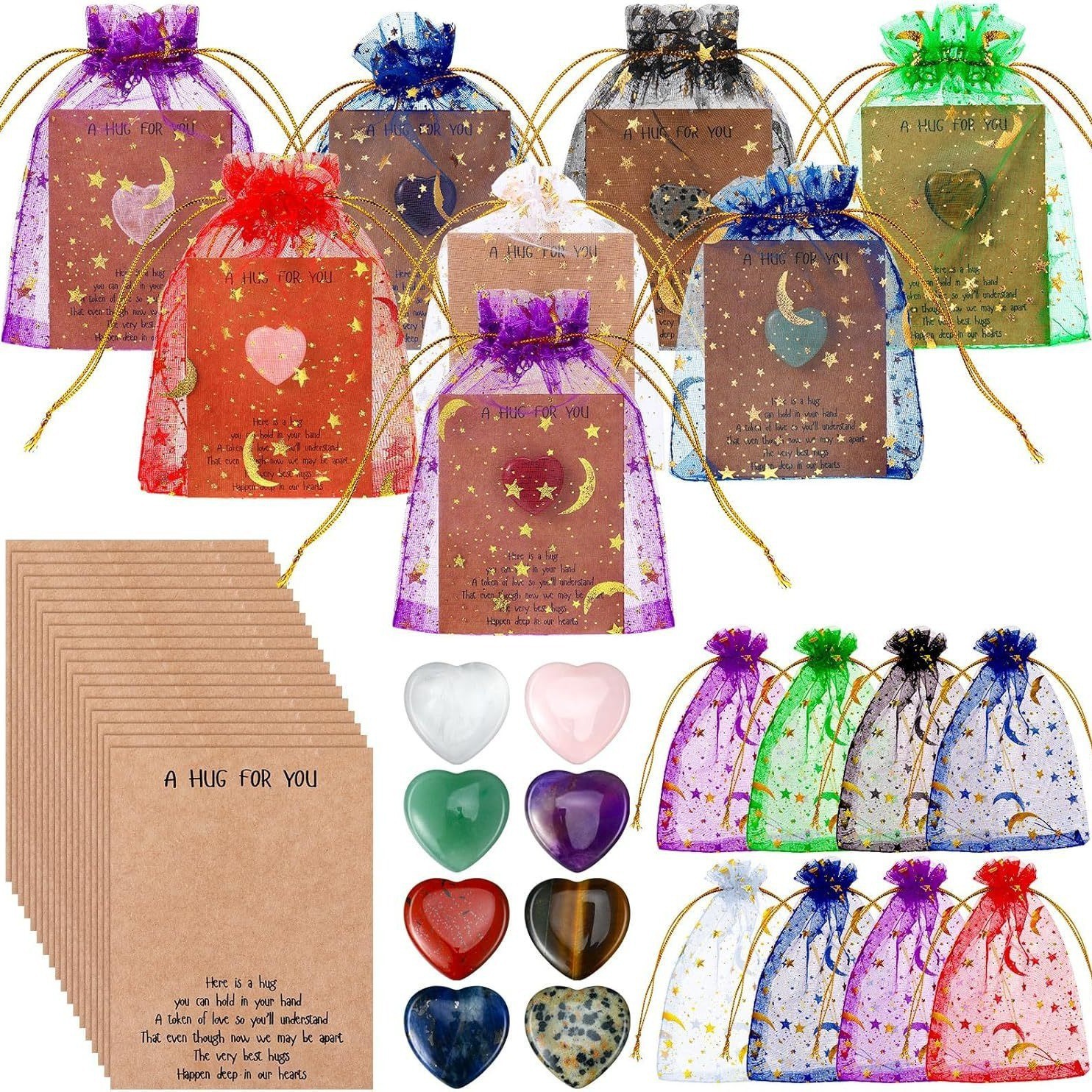 9:40pcs crystal stone card set 6