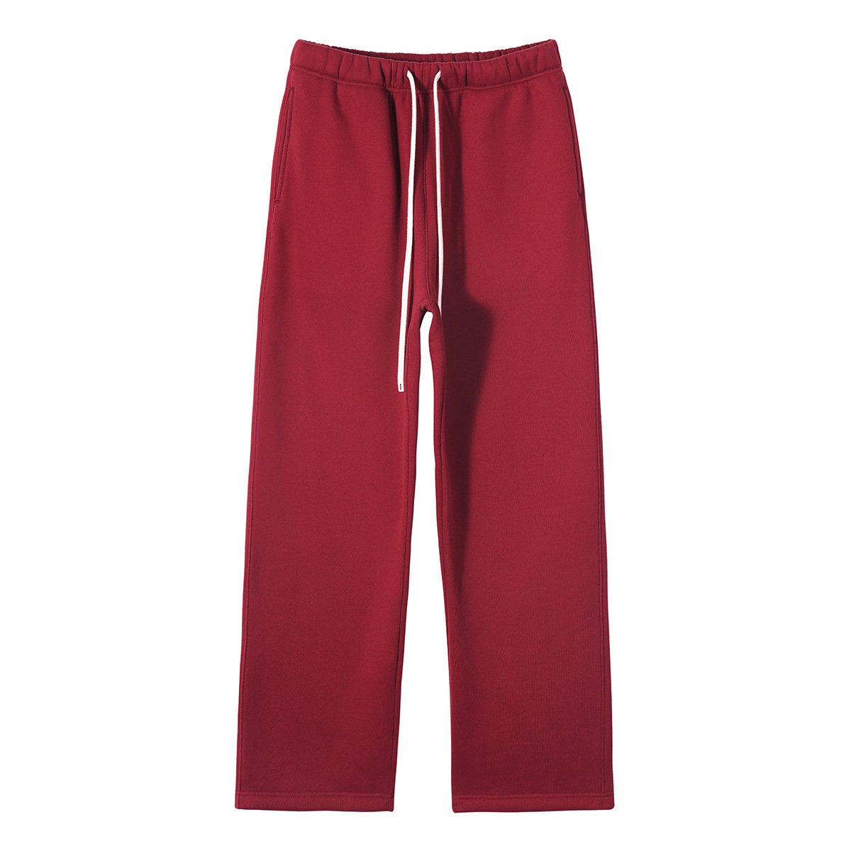 Pants-Dark Red