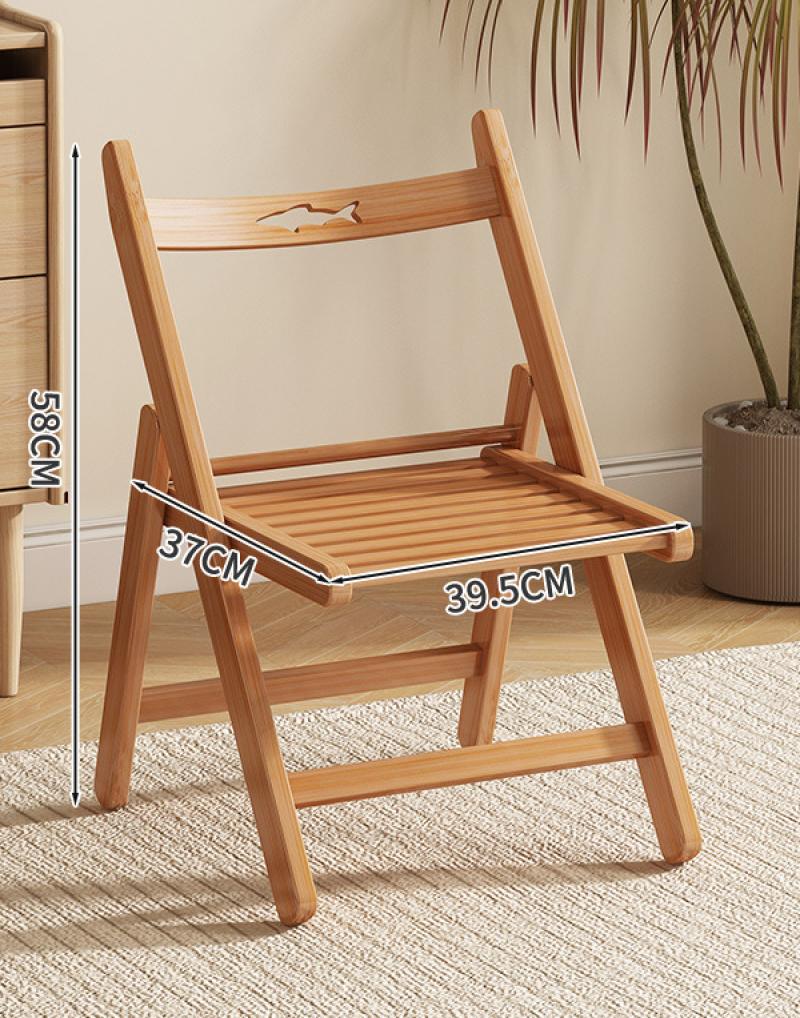 Small soft folding chair-brown