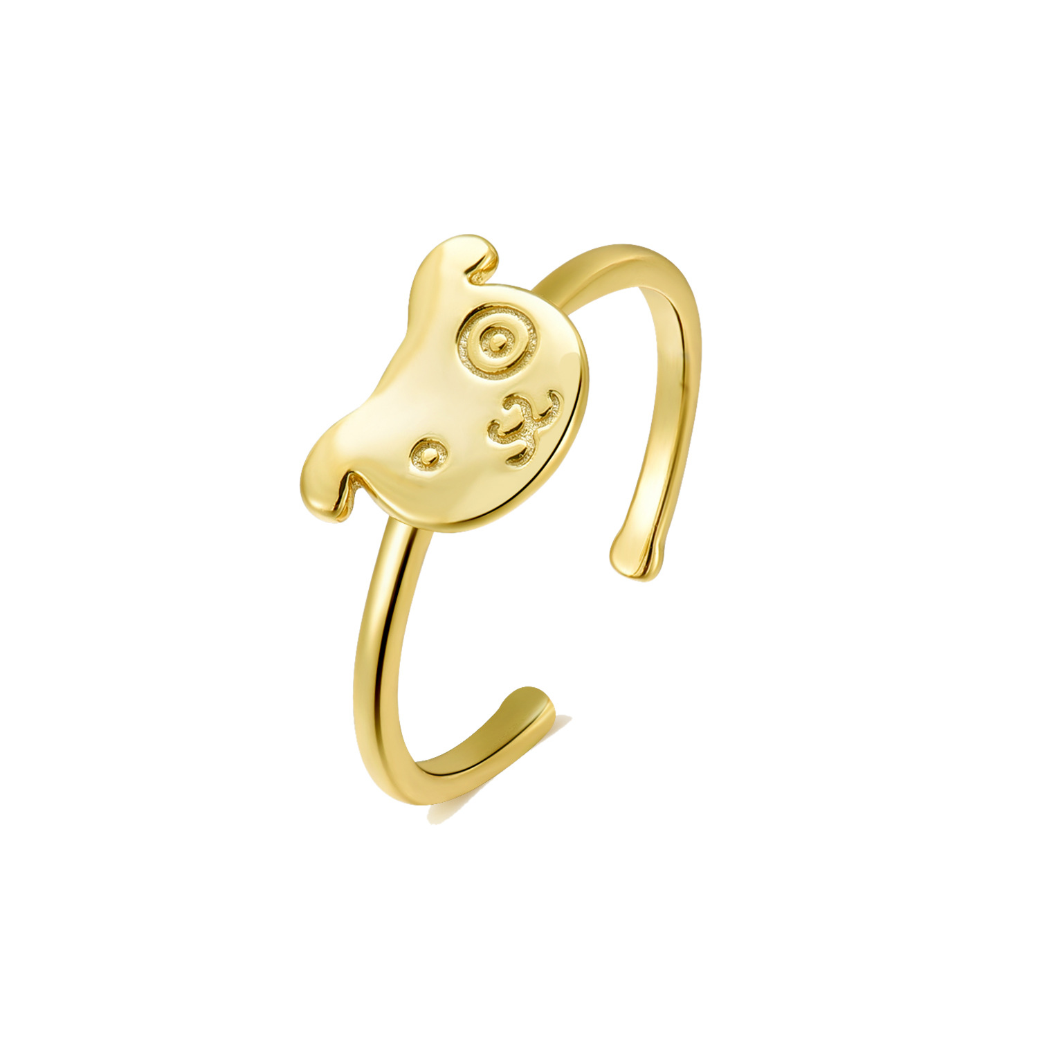 2:Golden puppy ring