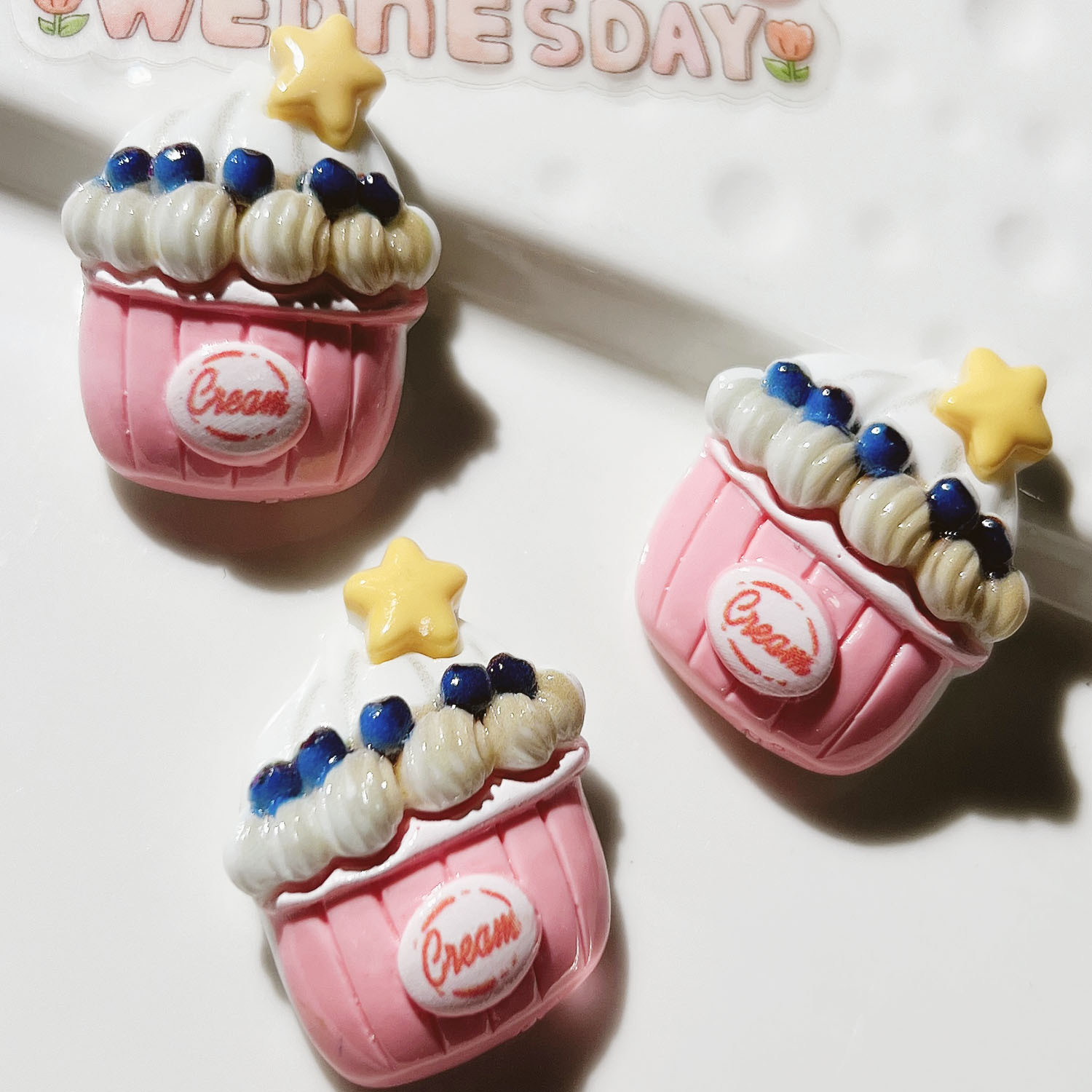 6:Pink Star Cake Cup