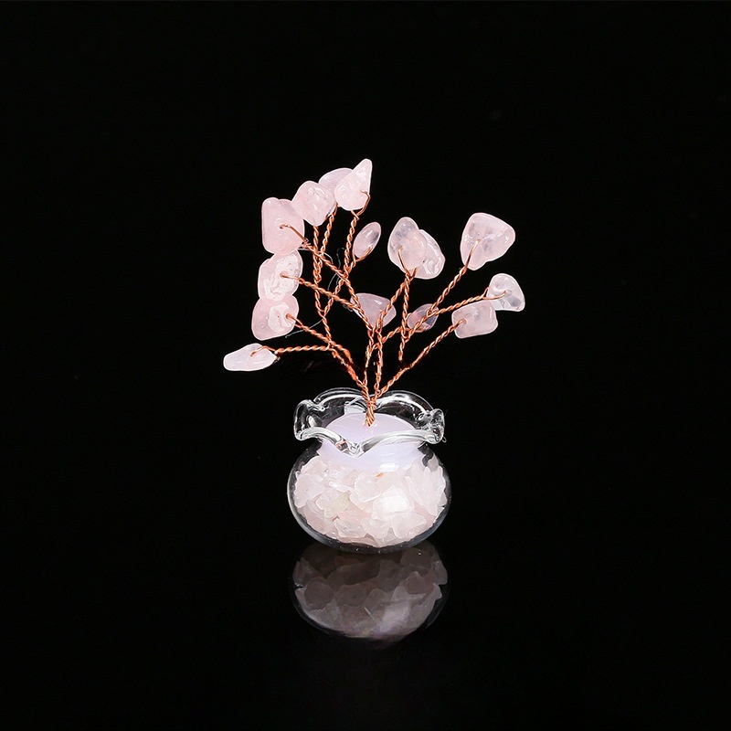 Natural rose quartz 7cm