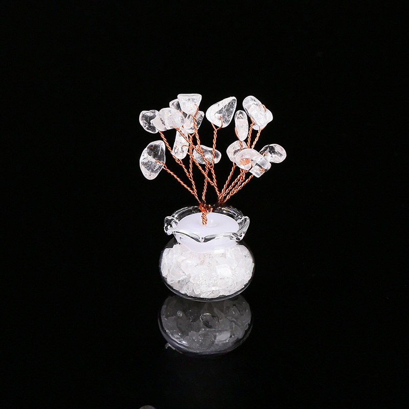 Natural clear crystal 7cm