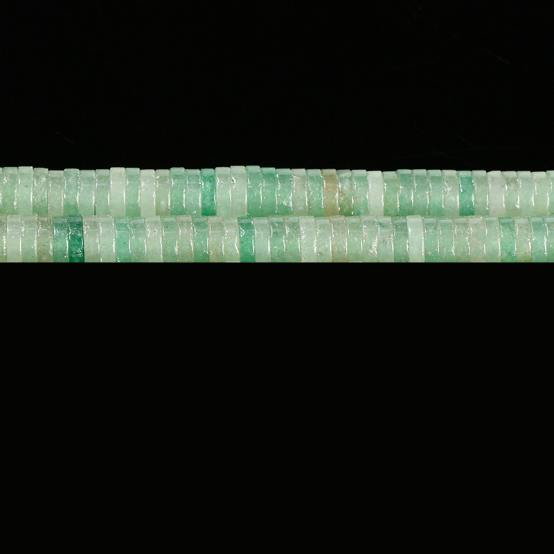 Natural green aventurine 6*1mm