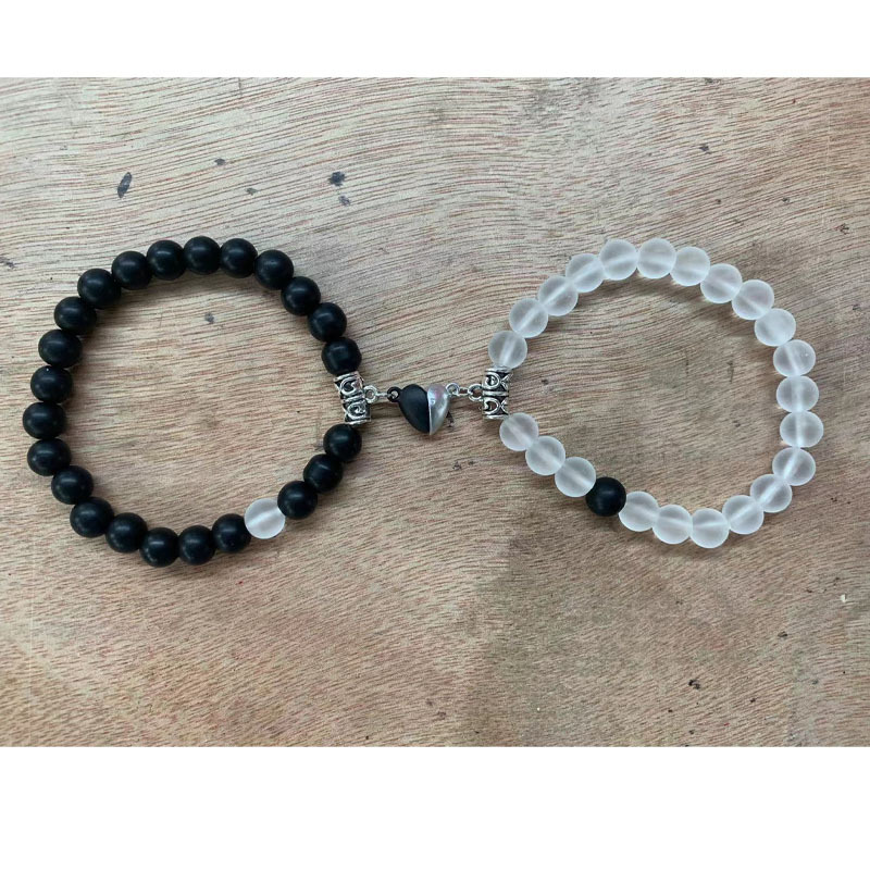 matte white black black and white