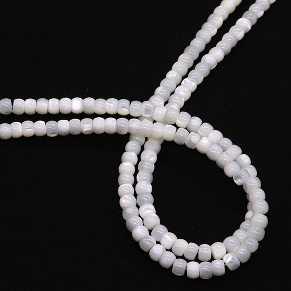 White shell 3x4mm