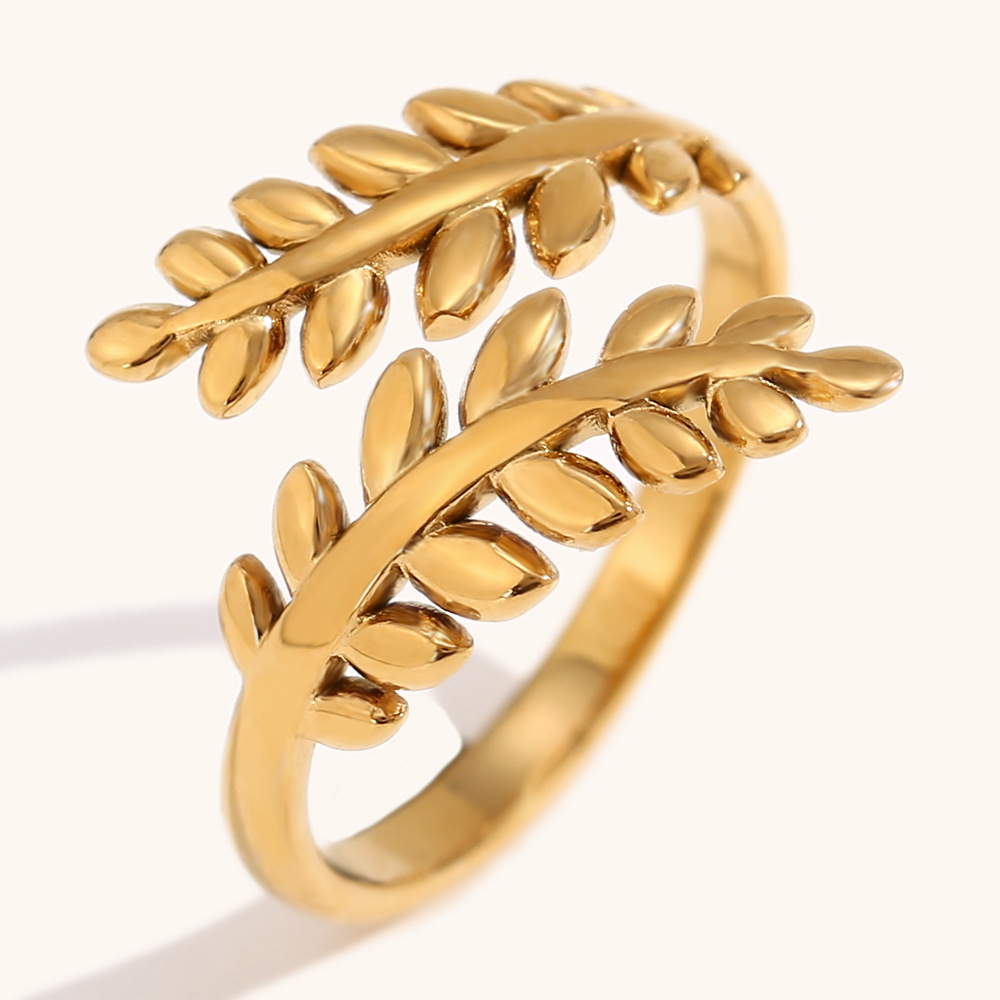 2:Branch shaped open ring-gold