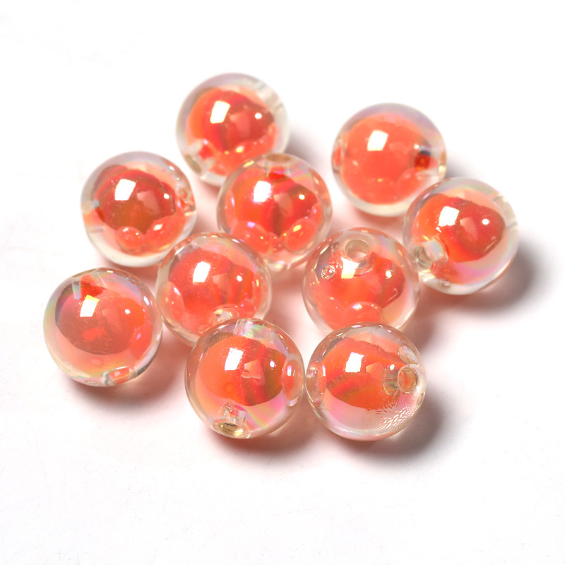 Orange AB 10mm (about 900 pieces per kilogram)