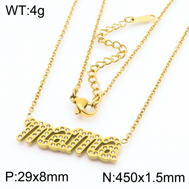 1:Gold necklace kn286034-klx