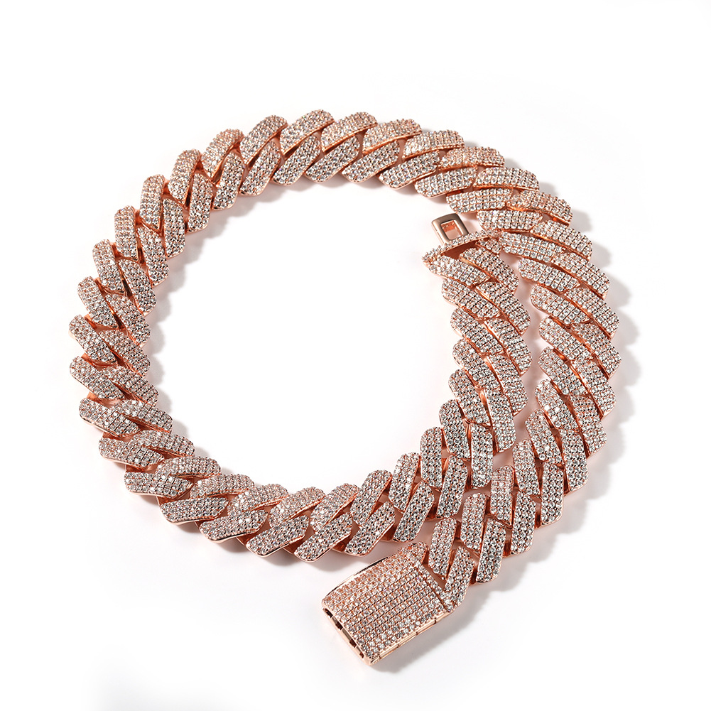 3:rose gold white zirconium