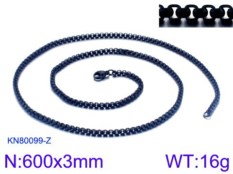 6:Black chain kn80099-z