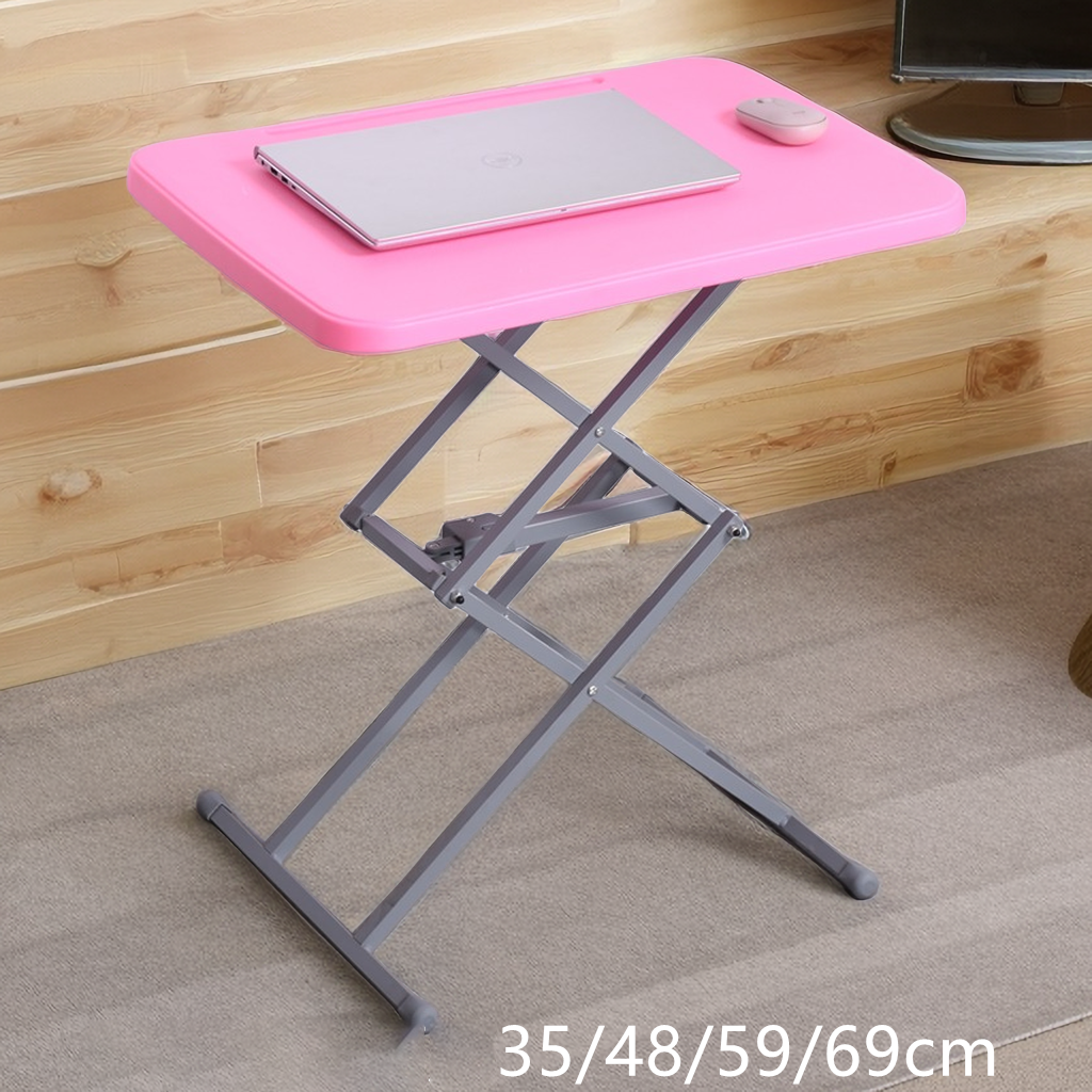 Pink desktop size 64*45cm with pen tray height 35/48/59/69