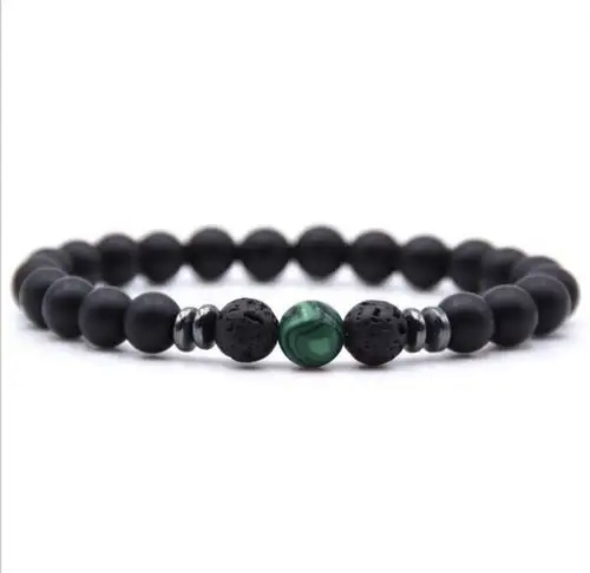 4:Frosted stone 8mm malachite