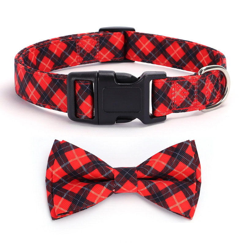 Red plaid and bow