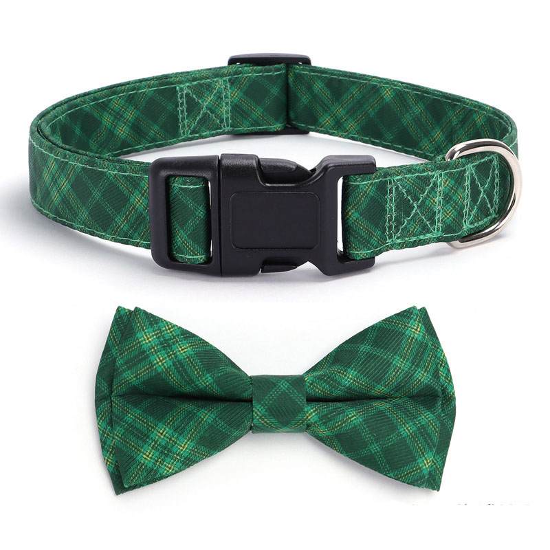 Green plaid and bow