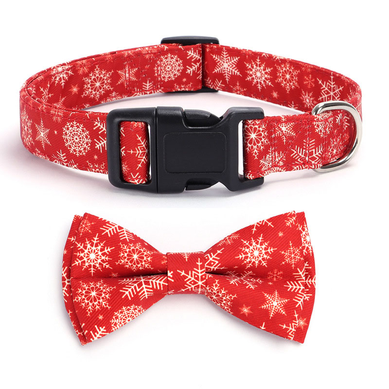 Red snowflake and bow