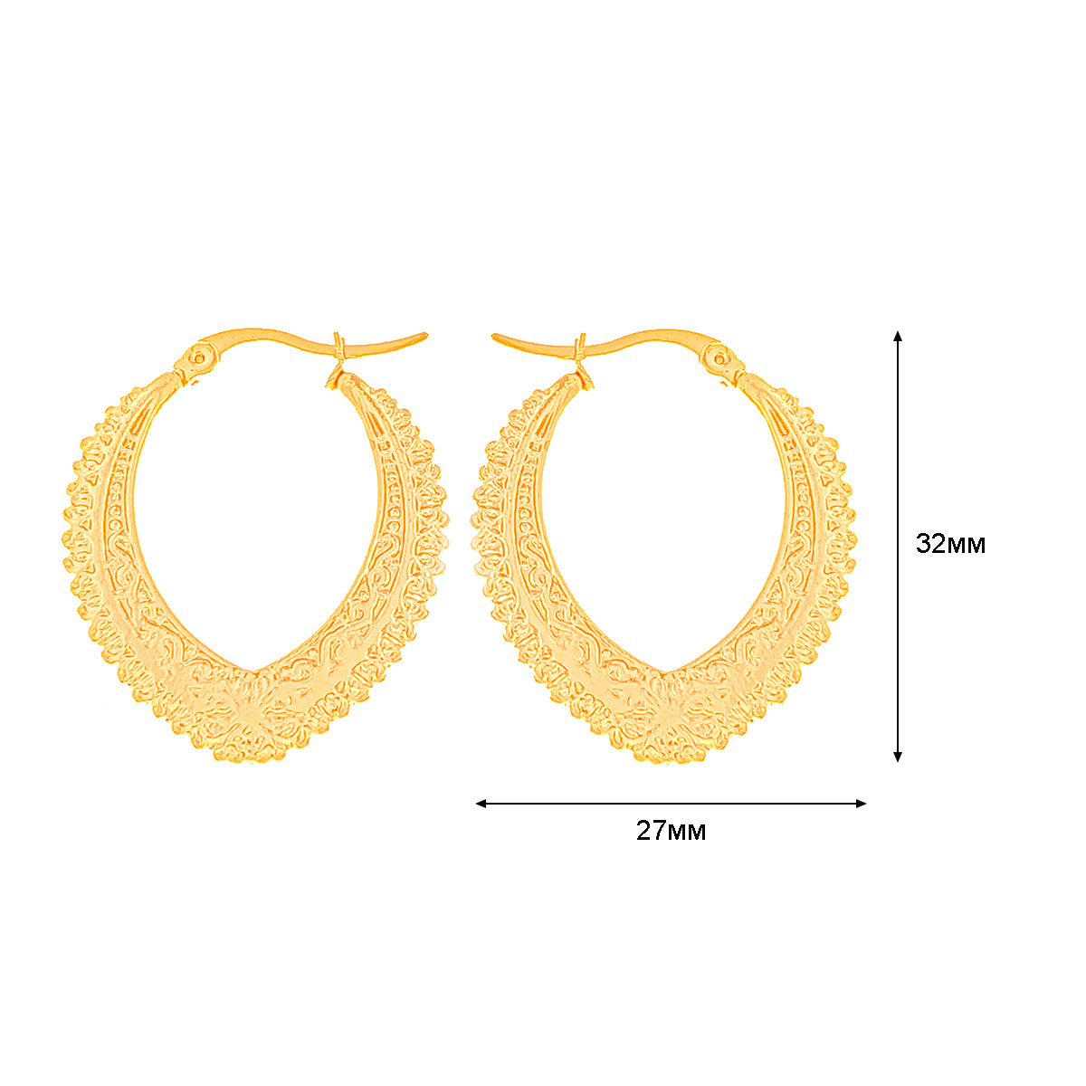 21:E00100 a pair of earrings