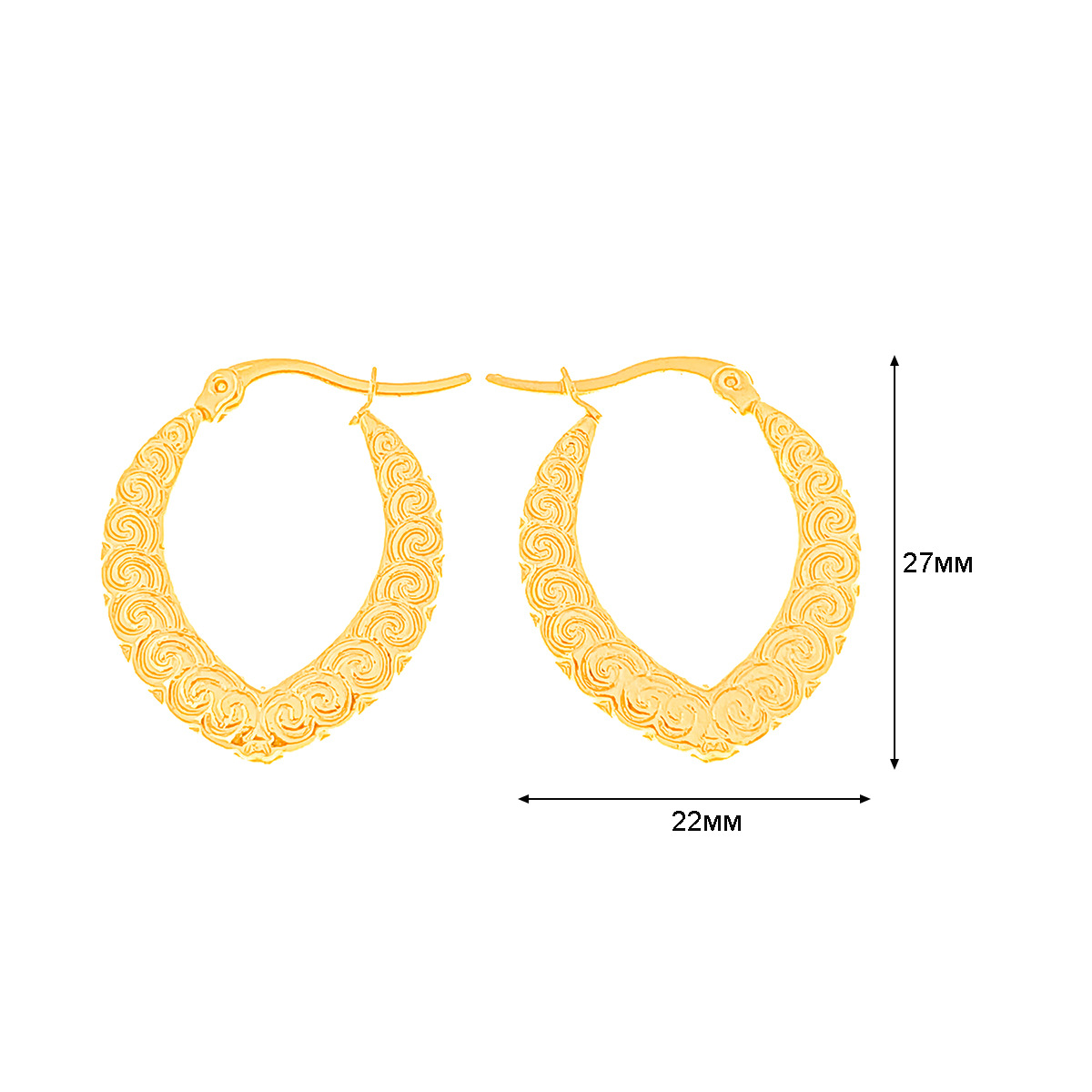 19:E0098 pair of earrings