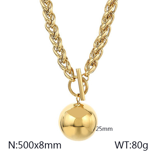 3:Gold necklace KN235528-Z