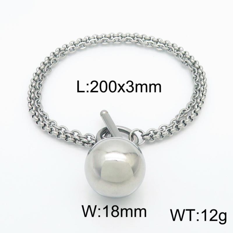 2:Steel bracelet KB154291-Z