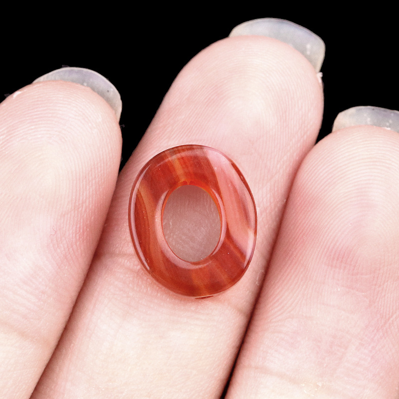 4:Red agate (10*12mm oval)